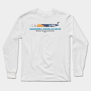 McDonnell Douglas MD-82 - Myanmar Airways International Long Sleeve T-Shirt